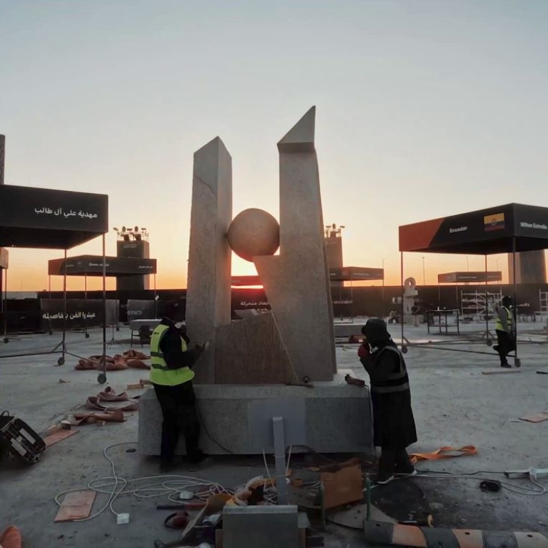 تحت شعار "أبعاد متحركة".. انطلاق معرض طويق للنحت 2024 