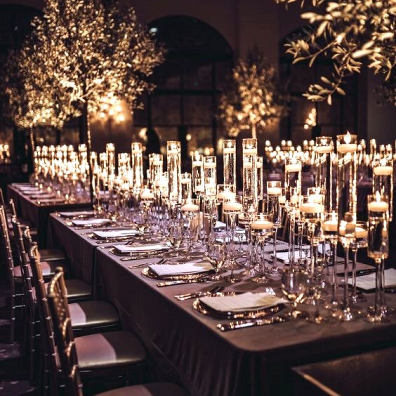  أفكار جديدة وإستثنائية لزينة ديكور حفل زفافك بلا ورود