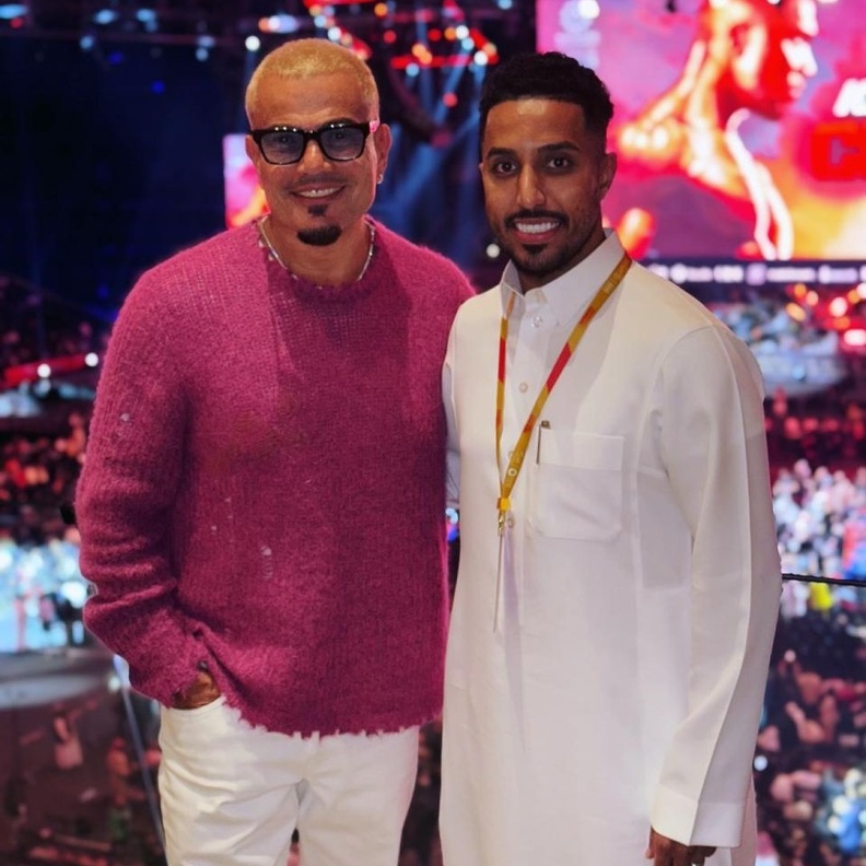 عمرو دياب وسالم الدوسري 