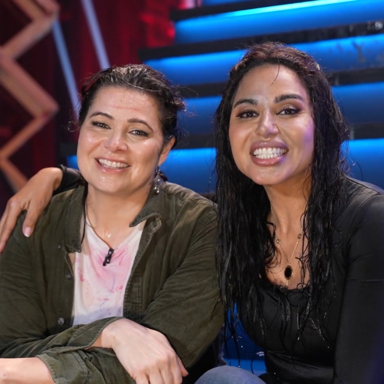 يسرا اللوزي ونسرين أمين