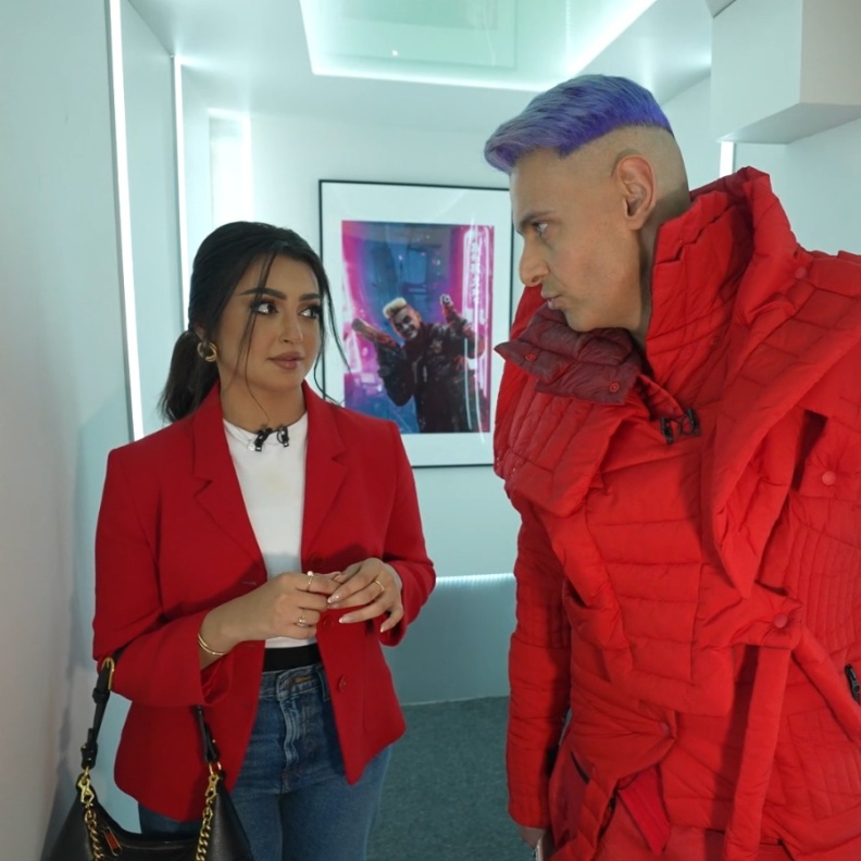 رامز جلال وأصايل محمد 