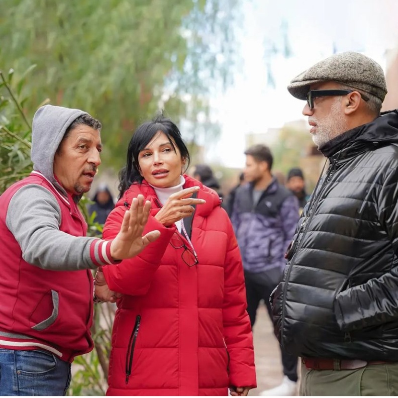 رشا شربتجي في كواليس ولاد بديعة