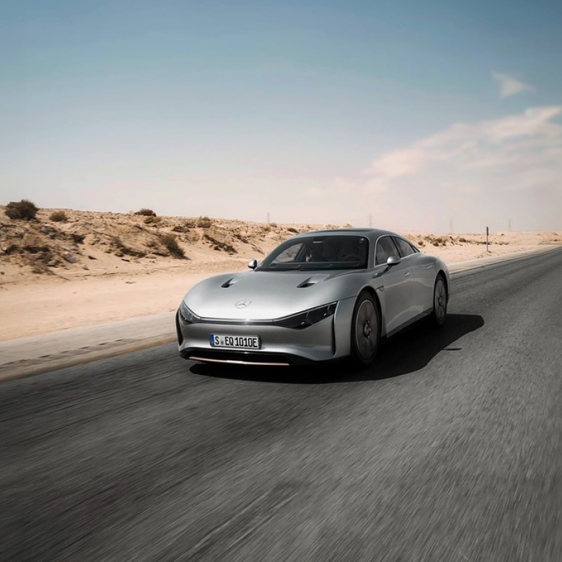 سيارة VISION EQXX تحقق مجددًا مستويات استثنائية في كفاءة استهلاك الطاقة