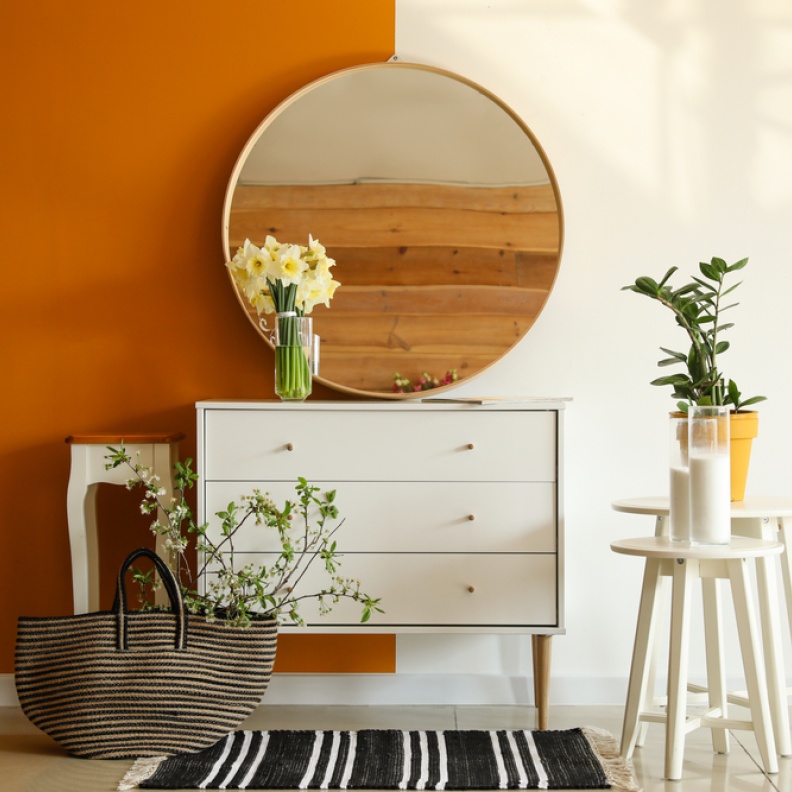 يمكن الاستعانة بالمرايا لإخفاء العيوب