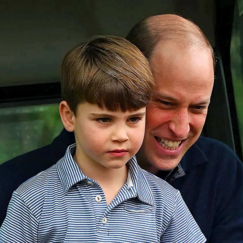 روتين رائع للأمير وليام مع الأمير لويس قبل النوم