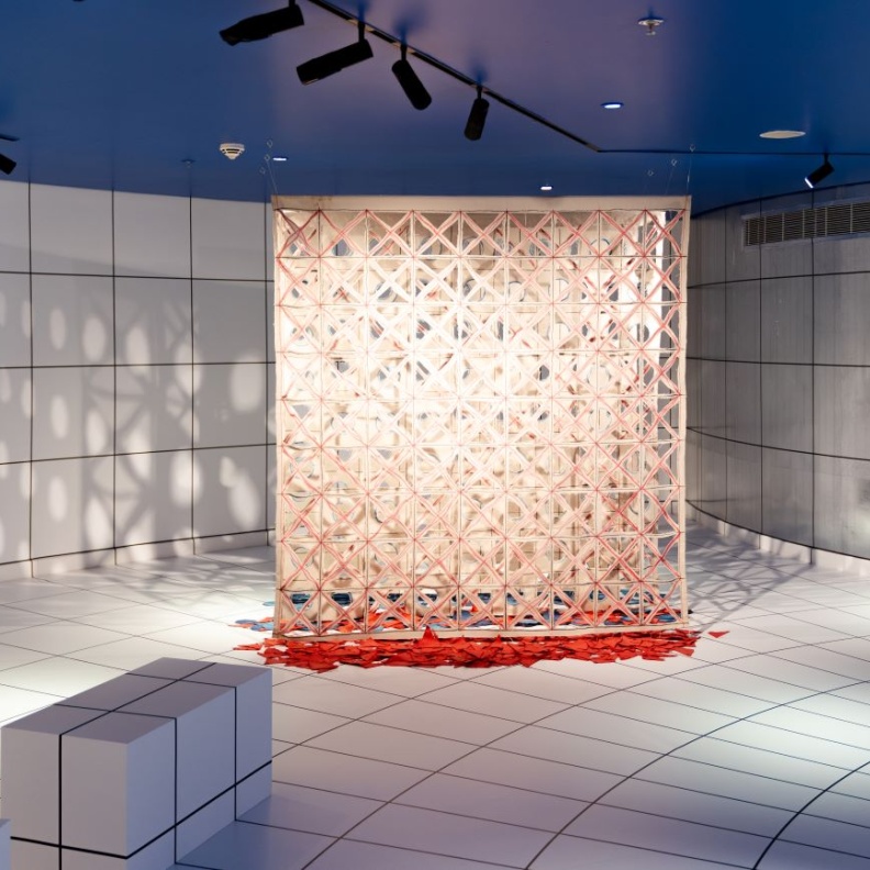 عمل ستديو فاي في معرض السفارة الافتراضية في مركز فناء الأول بالرياض