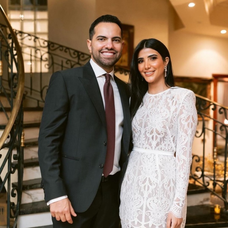 ريم سامي تحتفل بزفافها