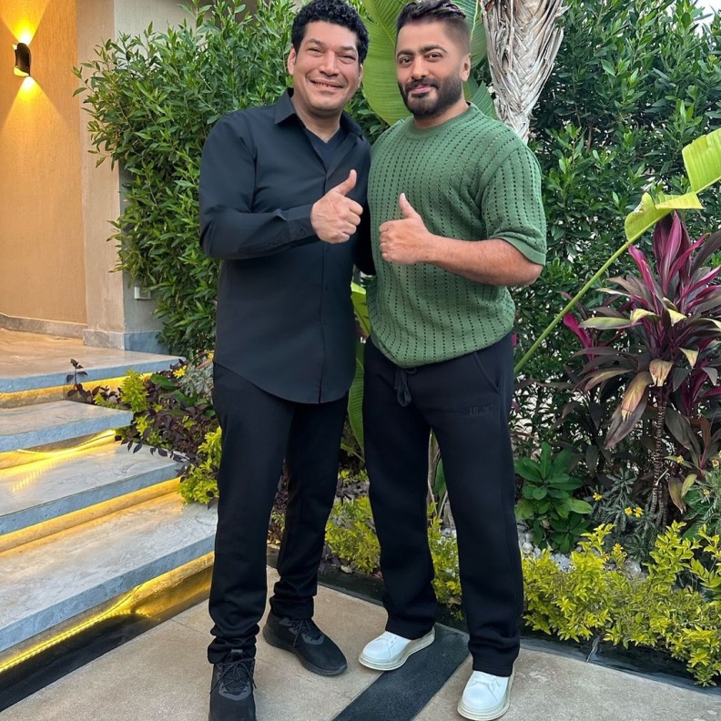 تامر حسني وباسم سمرة