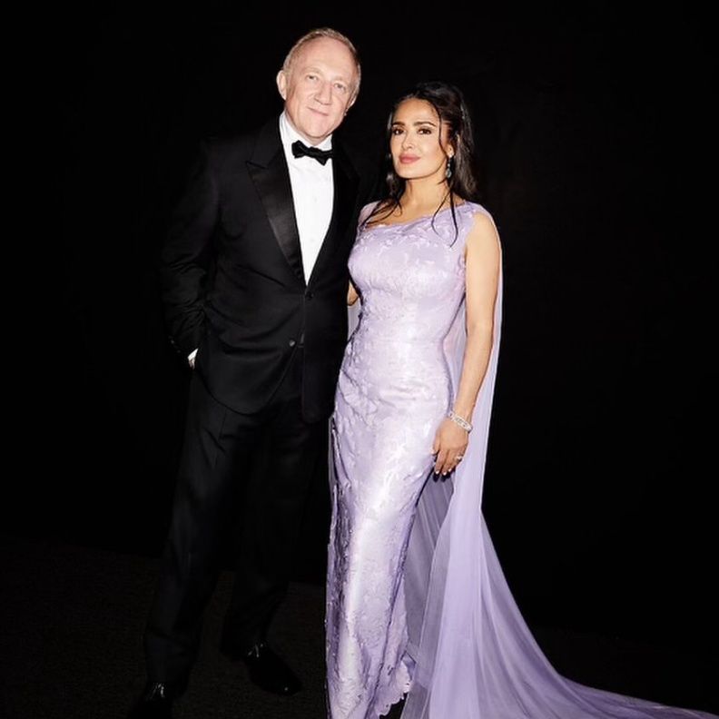 فرانسوا هنري بينولت  وسلمى حايك