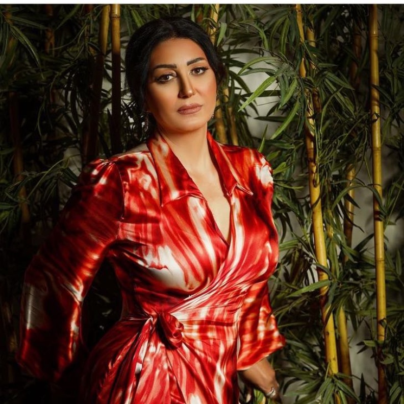 النجمة المصرية وفاء عامر