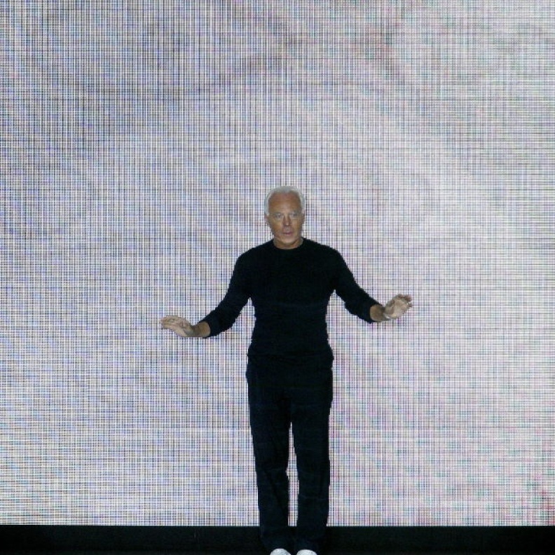 المصمم الإيطالي العالمي Giorgio Armani