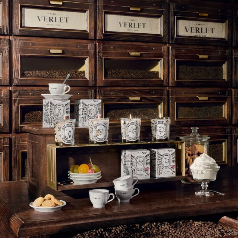 تجربة فن التذوّق الفاخر  تكشف عنه ديبتيك (Diptyque) ومقهى فيرليه (Café Verlet) 