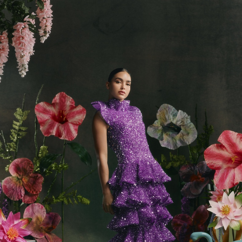 فستان سهرة طبقات من Rodarte 