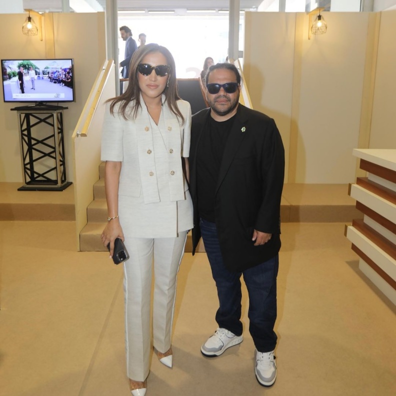 الأستاذة جمانا الراشد والمخرج توفيق الزايدي