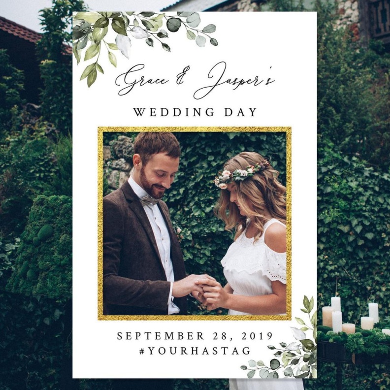 أفكار رائعة لاستعراض هشتاج زفافك بطرق مبتكرة