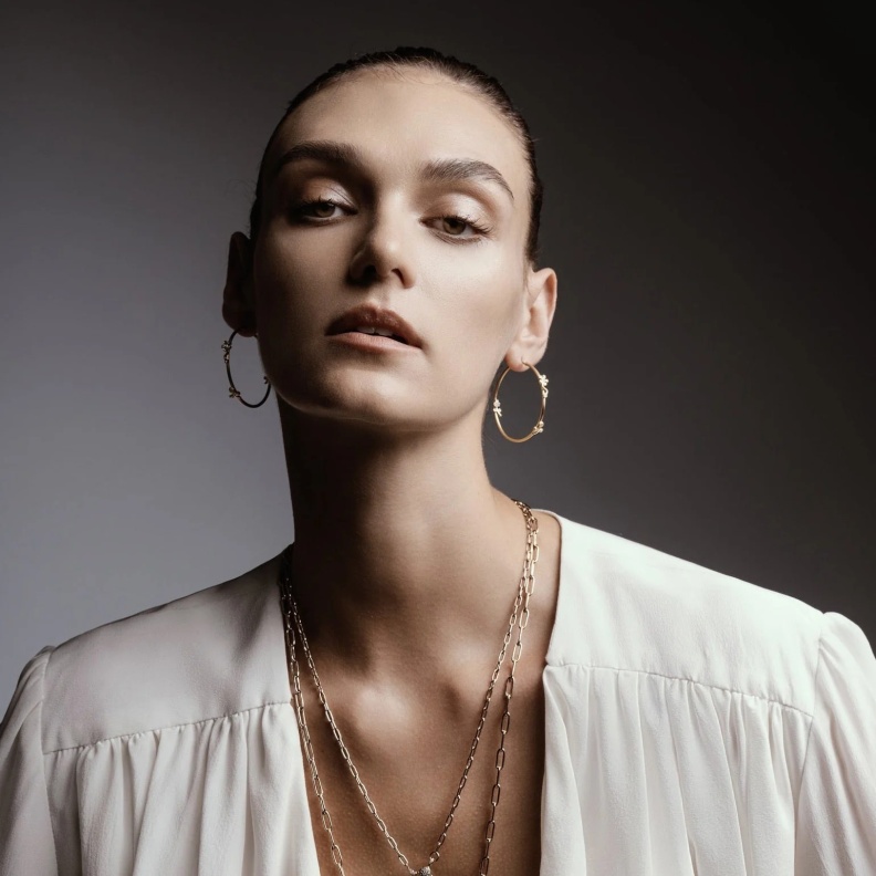 أقراط Lavender من إليانا ماكري Ileana Makr