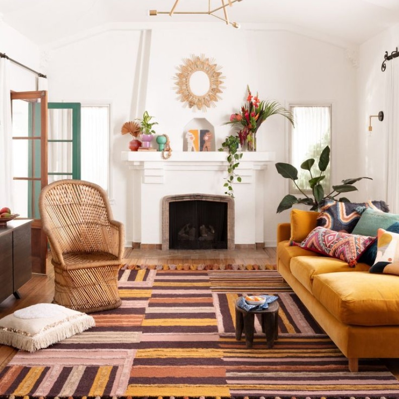 السجاد البوهيمي يعزز للتوازن والتناغم في المساحات الداخلية