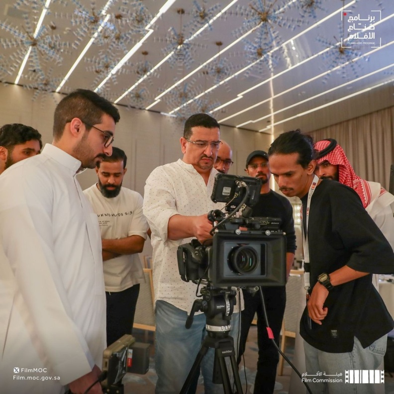 جانب من ورشة مفاتيح التصوير السينمائي