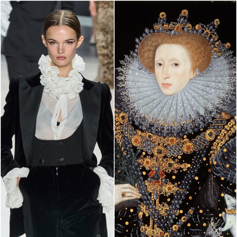 أزياء الكشكش ترفض الخروج من عالم الموضة 