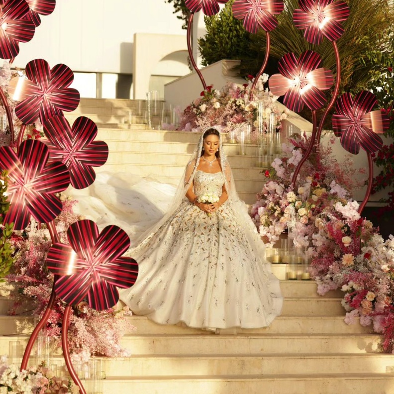 ألوان ديكور زفافك لتكن مبهجة ومنعشة