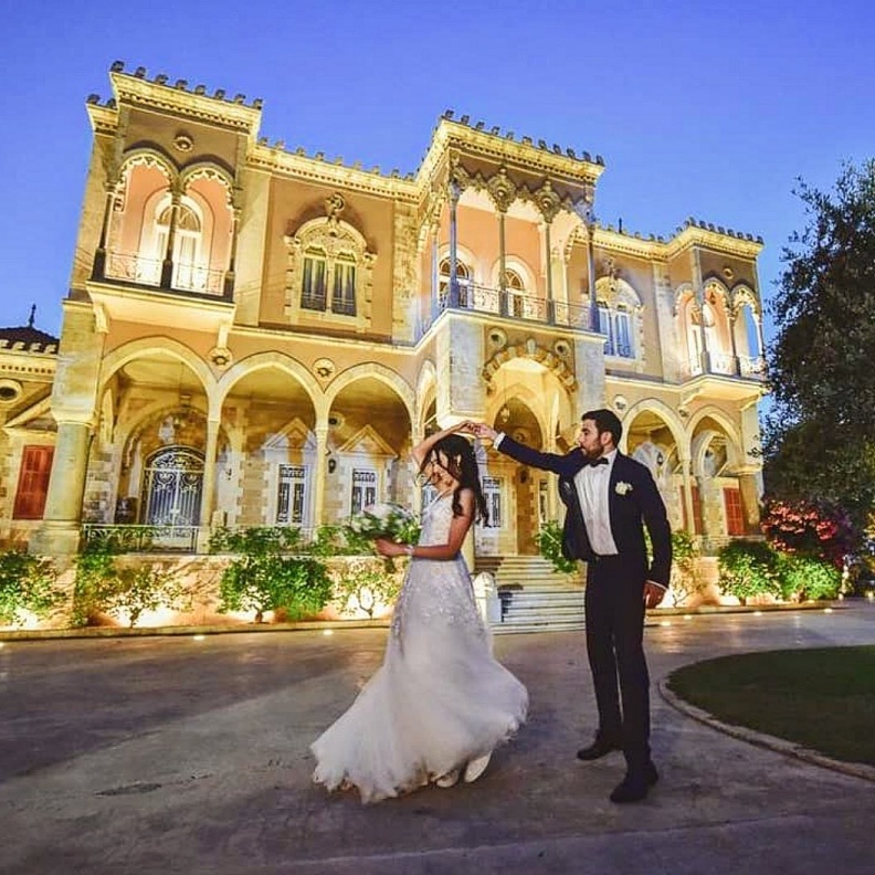 حفل زفاف في سراي نسيب باشا الأثري