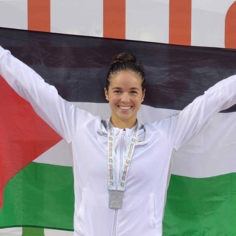 السباحة فاليري تارازي تقود بعثة فلسطين إلى أولمبياد باريس