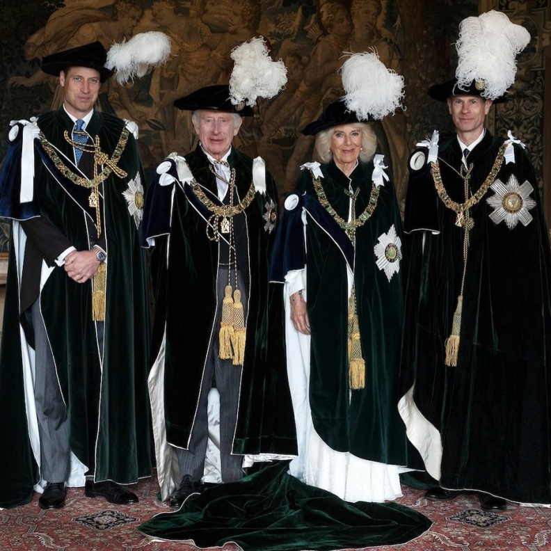 ظهور مبهر للعائلة المالكة في يوم وسام الشوك