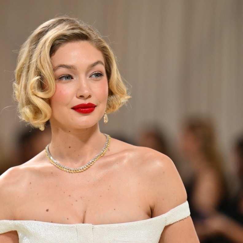 "جيجي حديد" في حفل "ميت غالا" 2024- الصورة من AFP