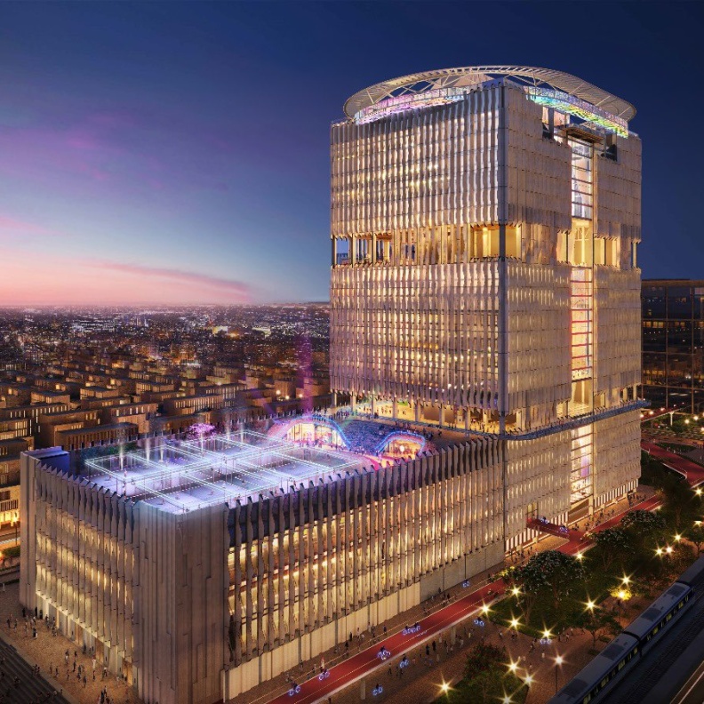 اعتماد تصاميم البرج الرياضي.. أحد أبرز معالم مشروع المسار الرياضي وأطول برج رياضي بالعالم