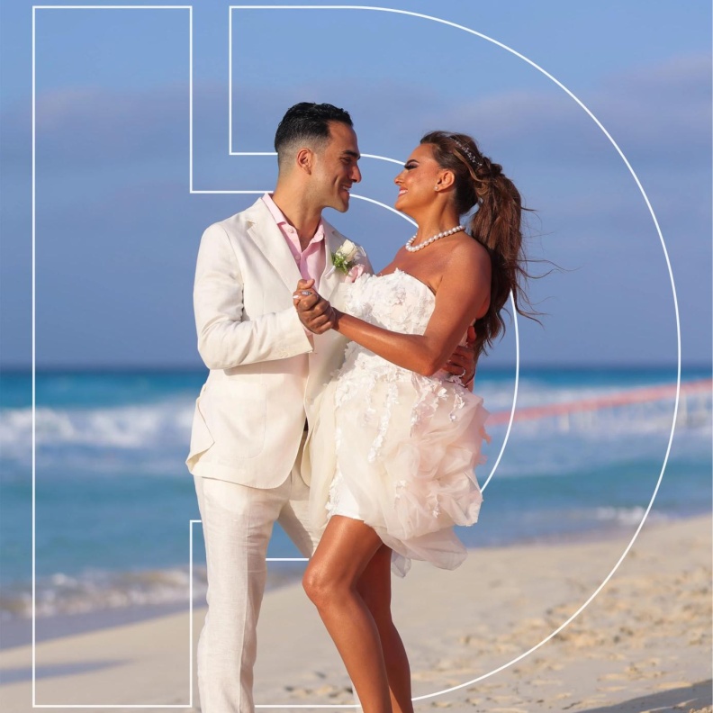 بشرى في حفل زفافها