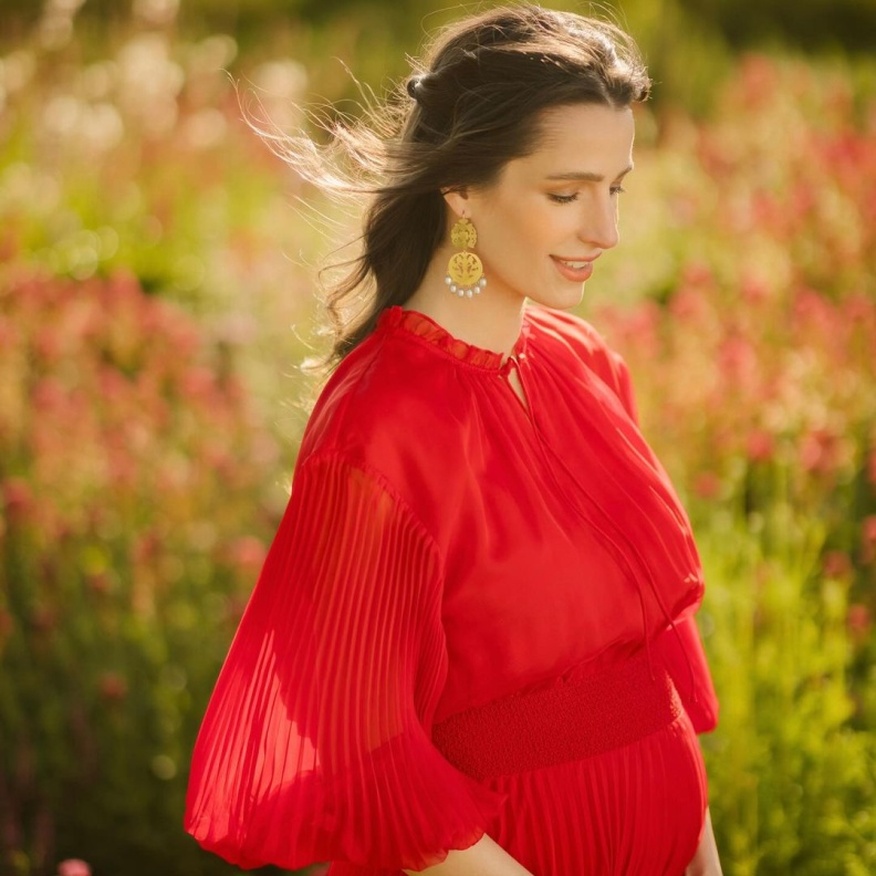 الأميرة رجوة والأمير الحسين