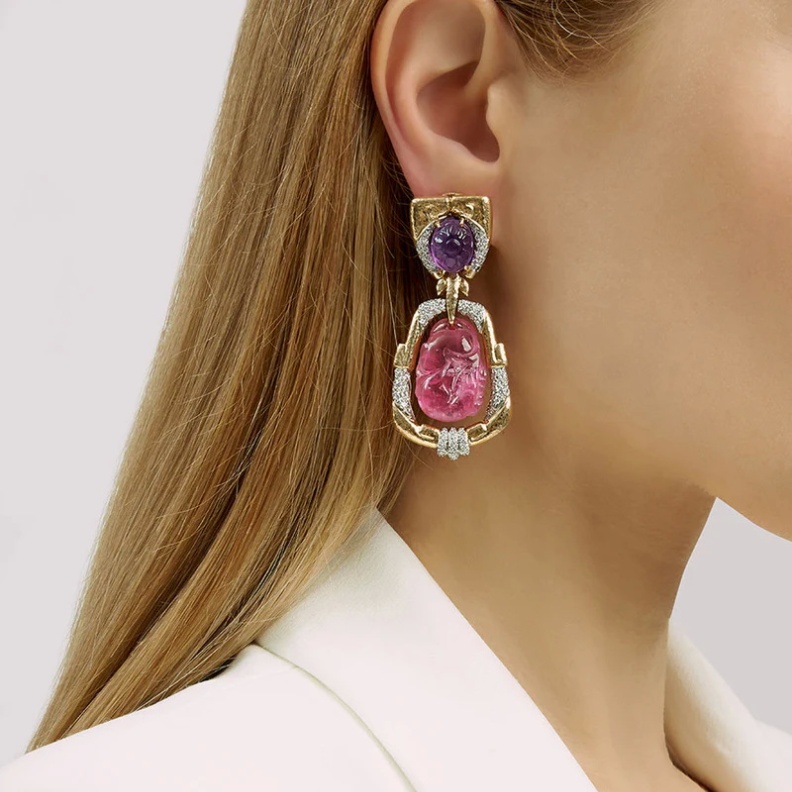 أقراط Empress من David Webb