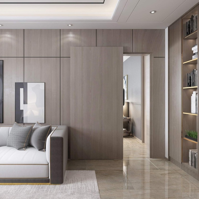 الأبواب المخفية المنزلقة