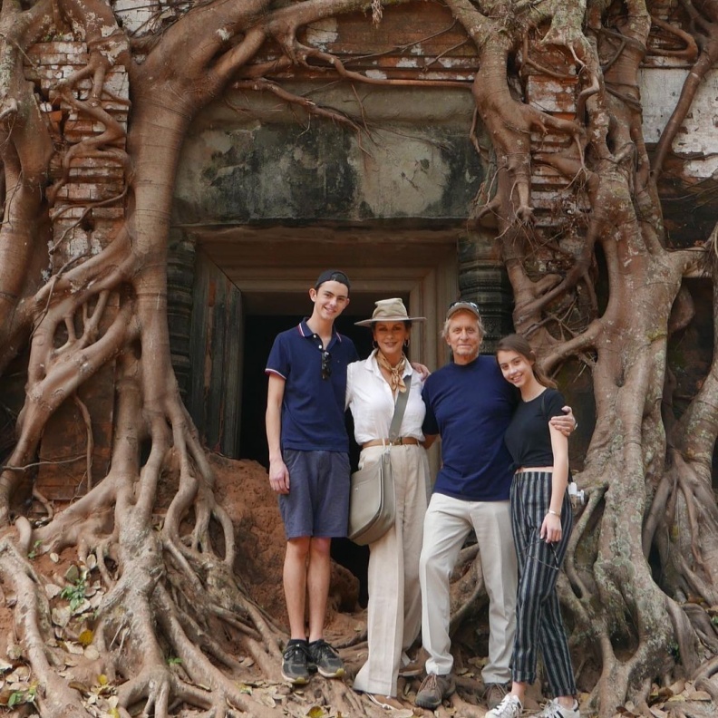 عائلة مايكل دوغلاس