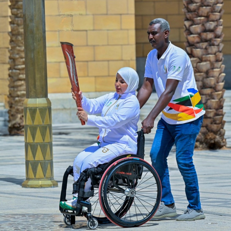 شعلة دورة الألعاب السعودية 2024 تصل محطتها الأخيرة في الرياض