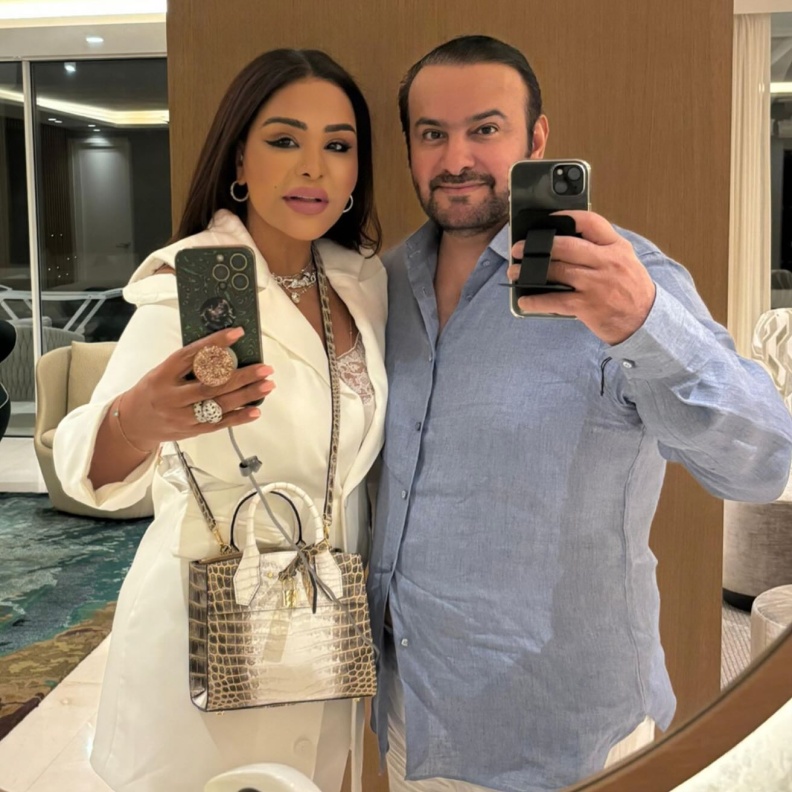 احلام وزوجها