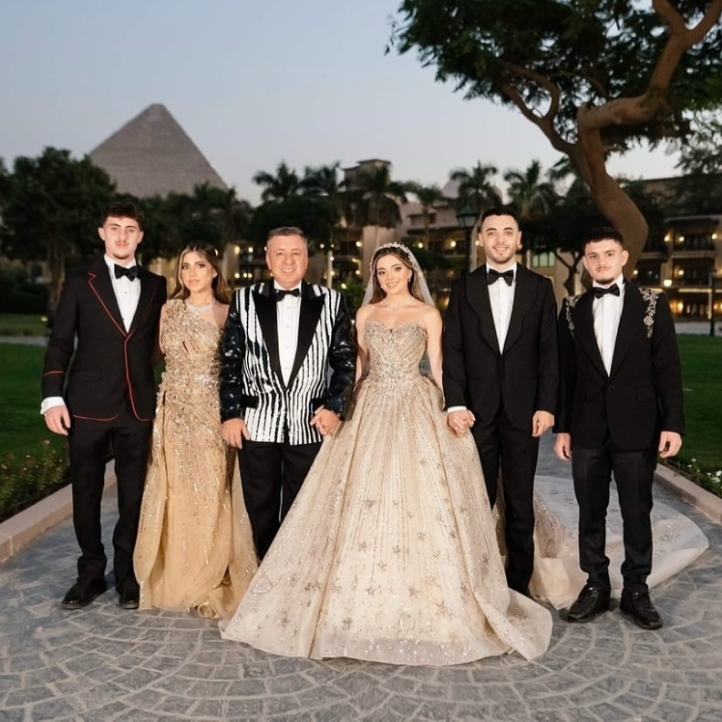 حفل زفاف ابنة رجل الأعمال باسل سماقية 