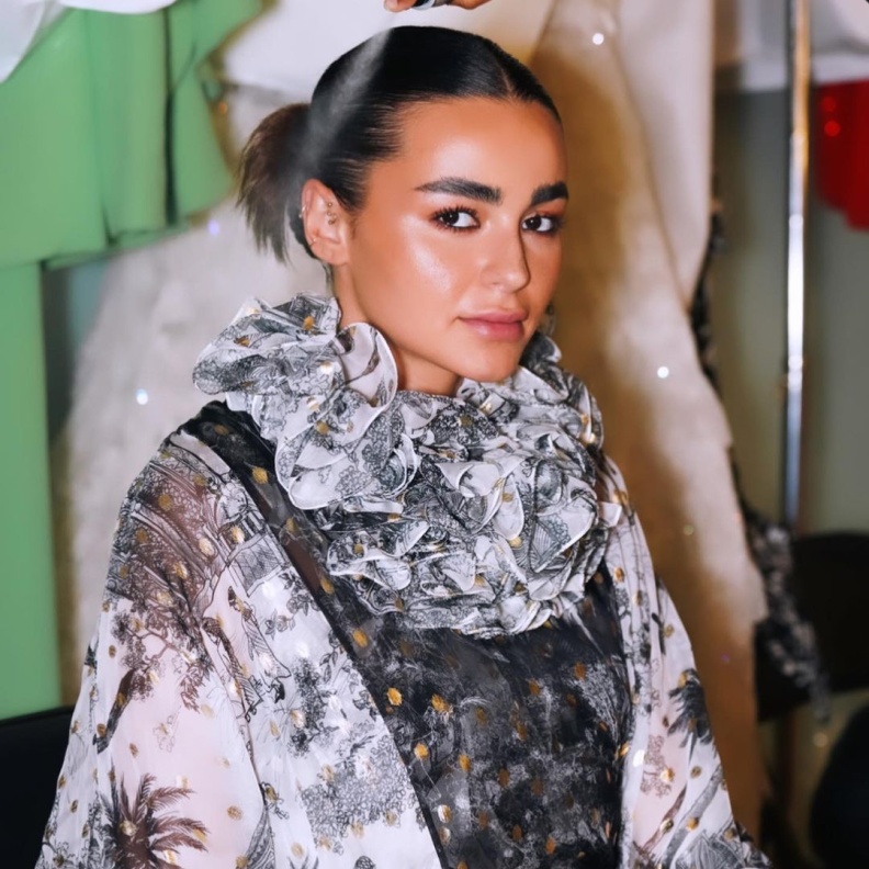 المؤثرة ملاك ضيفة مؤتمر "هي هب"- صورة من حسابها على انستغرام