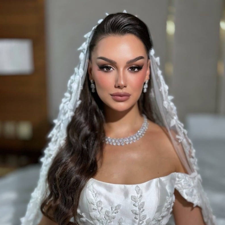 من مكياج العرايس من خبيرة التجميل هدايه عايدي