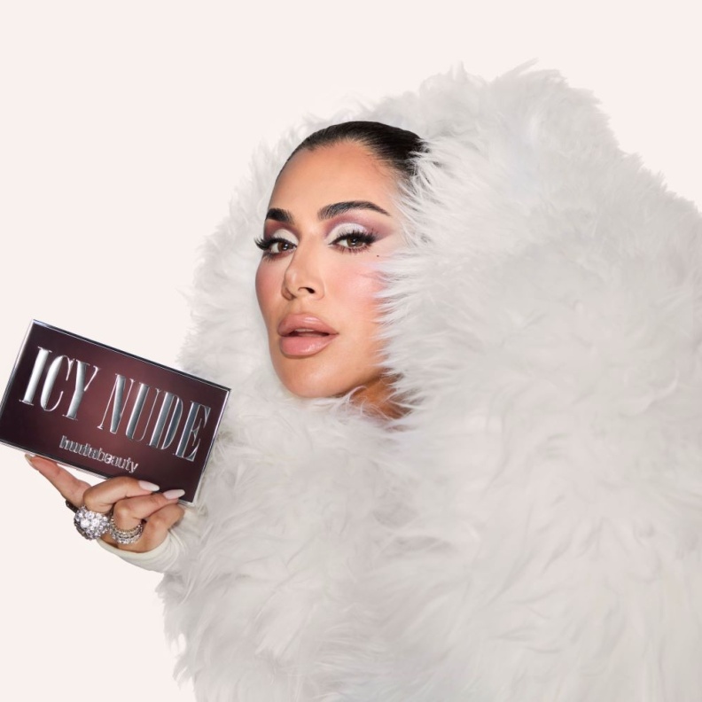 Huda Beautyَ ترفع الستار عن مجموعة Icy Nude