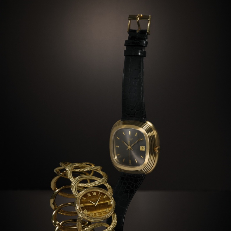 Cuff watch and wristwatch Andy Warhol
