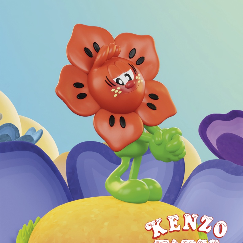 تنطلق Kenzo إلى موسم الأعياد من خلال تعاون نابض بالحياة مع الفنّان Verdy