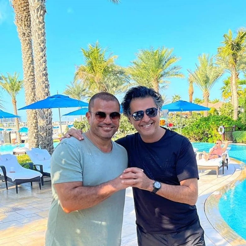 عمرو دياب وراغب علامة