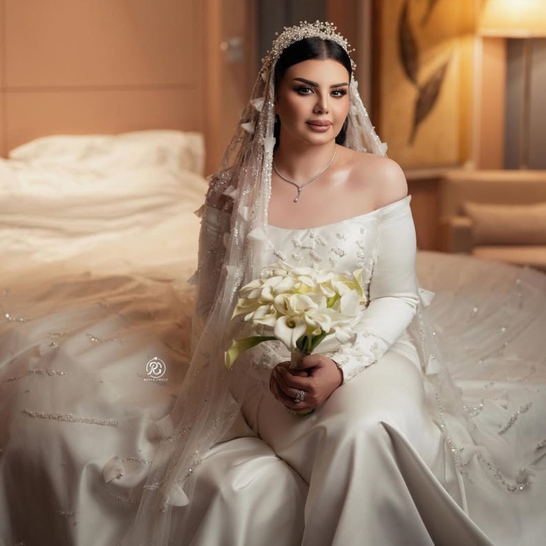 أصيل هميم في يوم زفافها