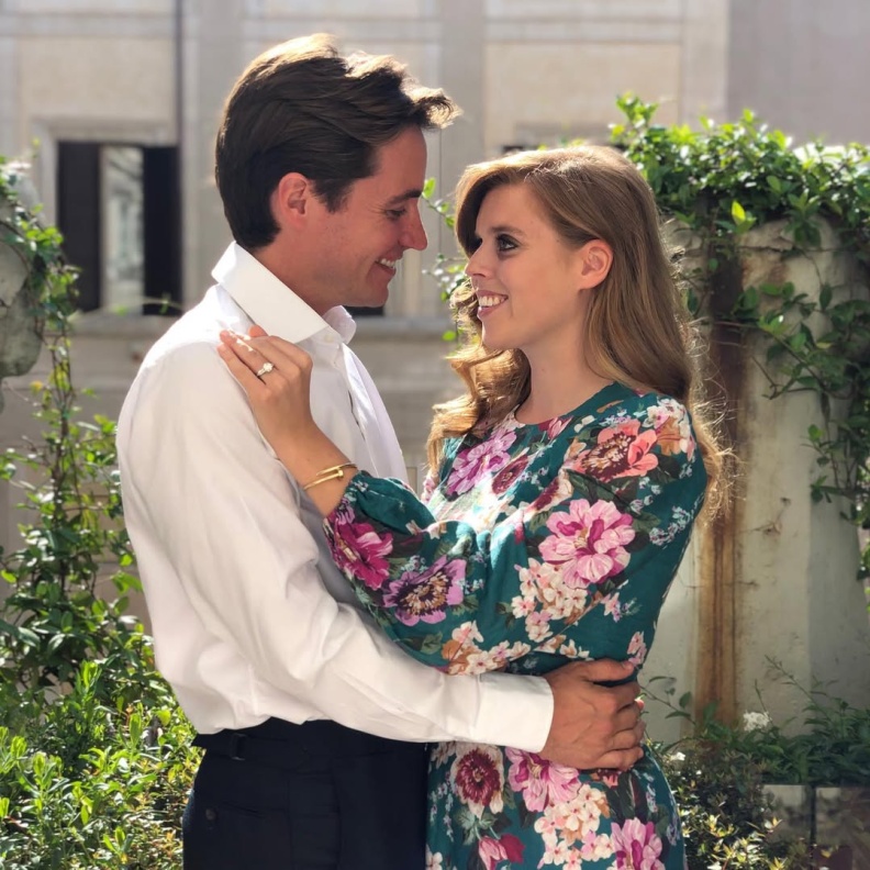 الأميرة بياتريس Princess Beatrice وإدواردو مابيلي موزي Edoardo Mapelli Mozzi