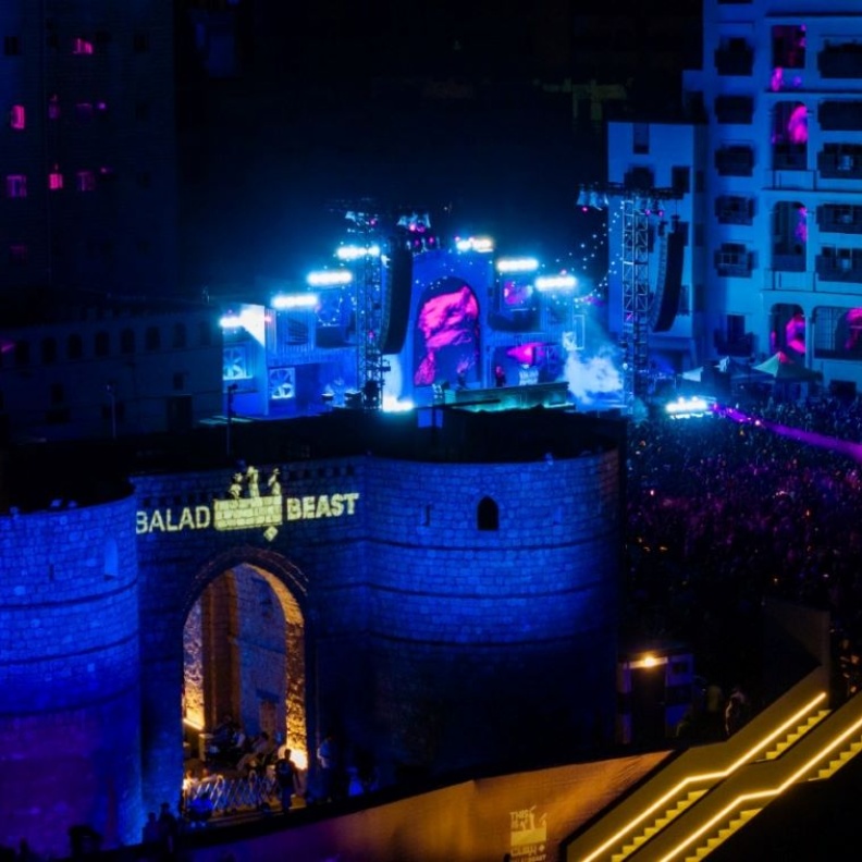 الصورة الصورة التجارب الموسيقية الفريدة في مهرجان بلد بيست في قلب جدة التاريخية