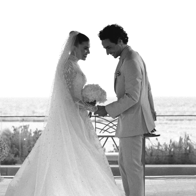 سينتيا صاموئيل نشرت مجموعة من الصور لها مع زوجها ادم بكري احتفالا بذكرى زواجها