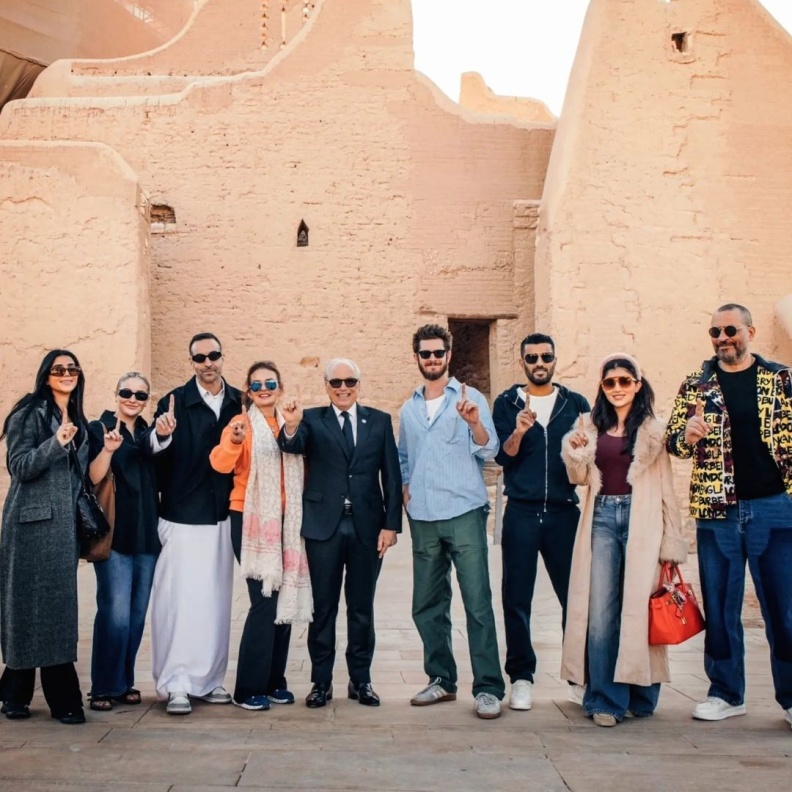 اندرو غارفيلد في الدرعية