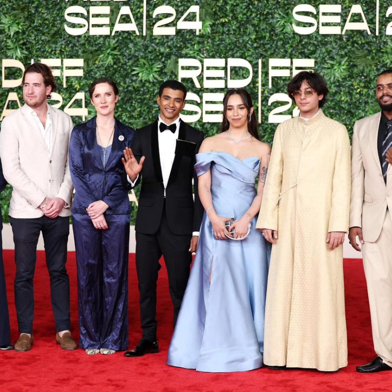 النجوم في عرض فيلم "سلمى وقمر"