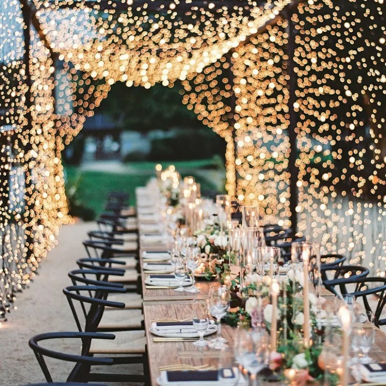 الإضاءة ليلة رأس السنة